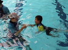 Helping kids swim
