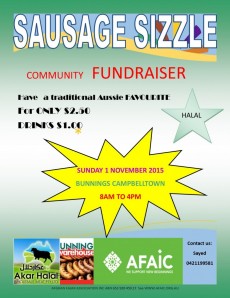 Afghan Fajar will be holding a community fundraising event to support the Community project